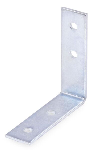 Badem10 Mobilya Eşya Dolap Duvara Sabitleme Köşebent Bağlantı Aparatı L Demiri Gönye 45x45x15 Mm 10 Adet