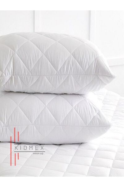 Kidmex Quilted Fiber Goose Feather Soft Pillow - 1 Piece 600GR Roll Pack