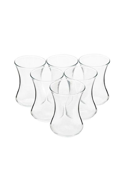 Paşabahçe Set of 6 Vefa Tea Cups