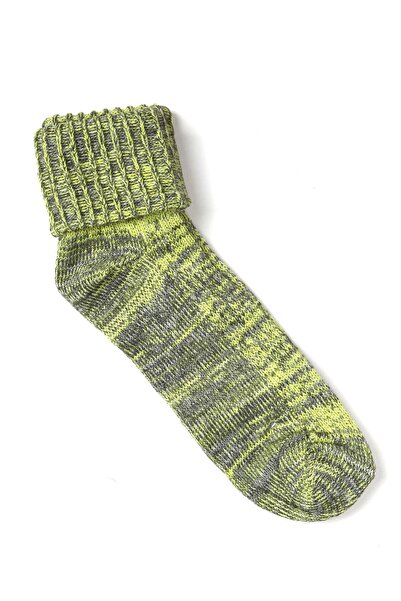 Meguca Socks Kadın Kışlık Pamuklu Renkli Bot Çorabı 6'lı Paket