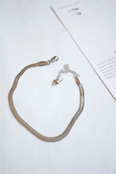 stainless steell Çelik Bileklik Italyan Zinciri