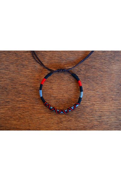 Klotho Design Multicolored Knitted Anklet