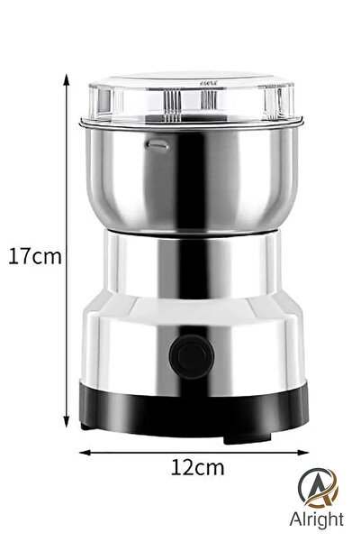 Alright Yeni Nesil Mini Elektronik Kahve ve Baharat Öğütme Makinesi Baharat Öğütücü (Spice Grinder)