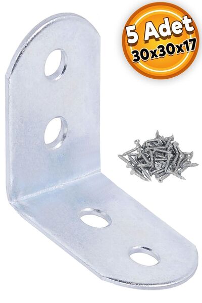 Badem10 Mobilya Eşya Dolap Yatak Duvara Sabitleme Köşebent Bağlantı Aparatı L...