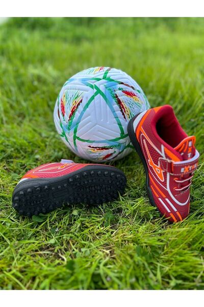 Phobos Genç Çocuk Halı Saha Futbol Ayakkabısı 36 Ve Sonrası Bağcıklıdır.