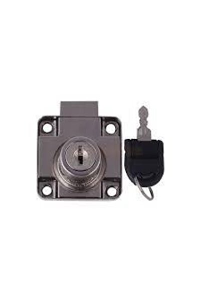 Meşem Kare Çekmece Kiliti - Mobilya Kilitleri - X - Bej