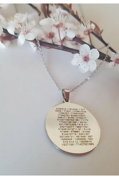 Anatolia Toucan Bird and Number Sequin Necklace