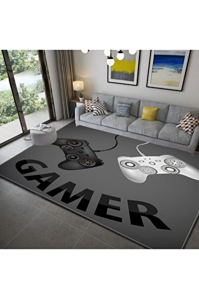 Mondblack Gri Oyun Kolu, Joystick Dijital Baskı Yıkanabilir Kaymaz Taban Game...
