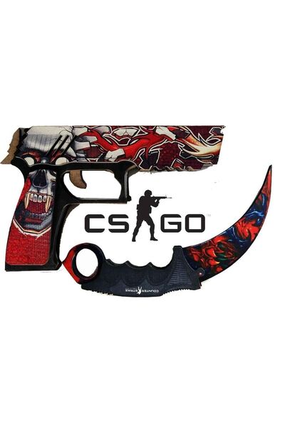 Ahşap Cs Go Set Kill 2li Ahşap Oyuncak Takımı
