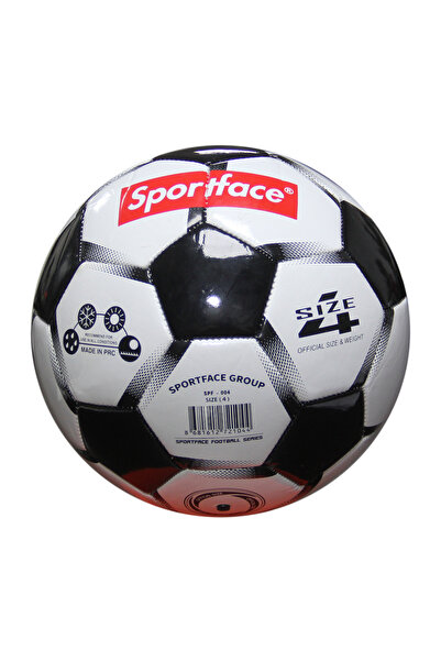 Sportface Sf-p004 Dikişli 4 Numara Iç Ve Dış Mekan Futbol Topu - Siyah Beyaz