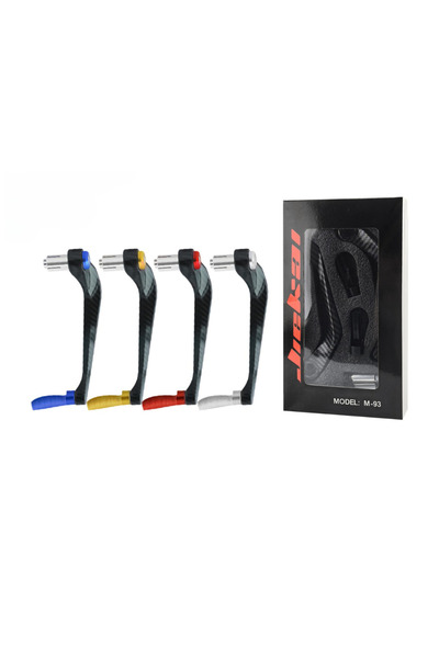 JİEKAİ MANET KORUMA ÜNİVERSAL KARBON DESEN TÜM MOTORLARA UYUMLU MAVİ RENK *M-93