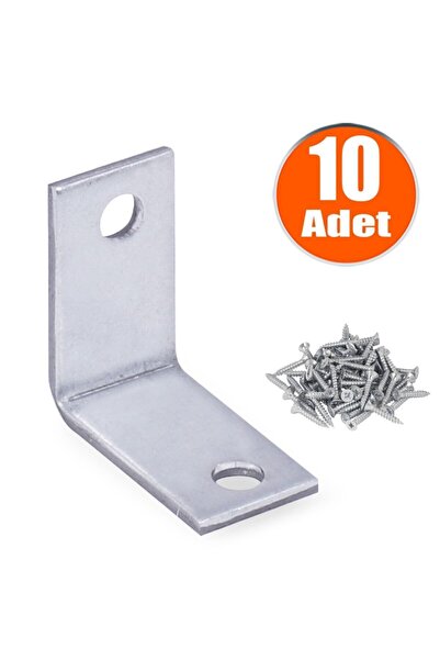 Badem10 Mobilya Eşya Dolap Deprem Sabitleyici Köşebent Bağlantı Aparatı L Dem...