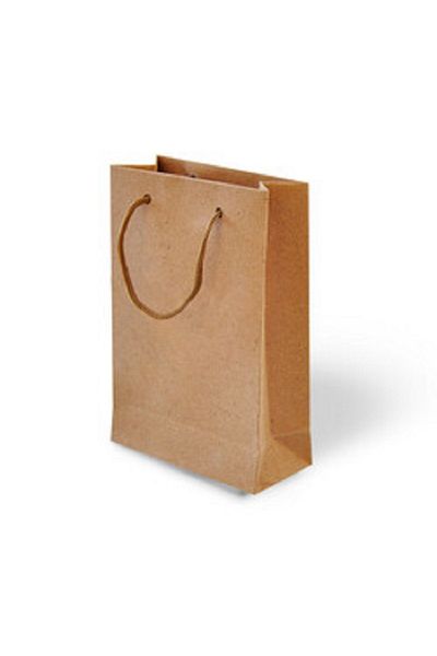 EXİZTİCARET 24 τσάντες από χαρτόνι Kraft - 14x17x6 cm