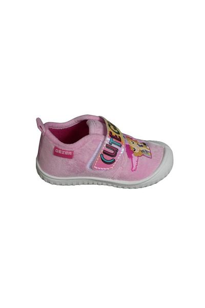 GEZER Yellow Pink Flexible Slippers for Girls - Nursery Kindergarten Home