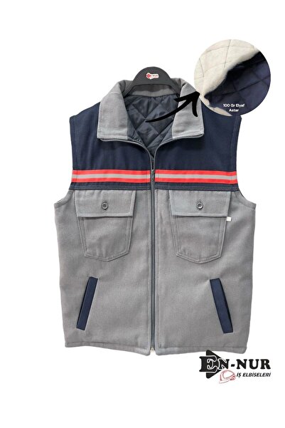EN-NUR İÇİ ELYAF ASTAR GABARDİN İŞ YELEĞİ