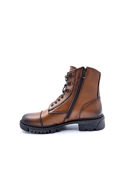 MARCOMEN M14032 Hakiki Deri Antik Taba Erkek Postal Bot