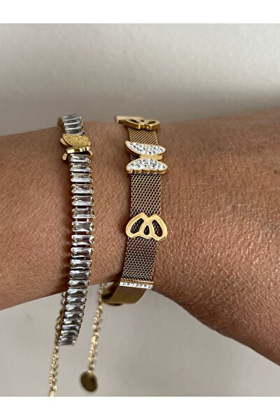 tones official سوار فراشة من الفولاذ المقاوم للتشويه