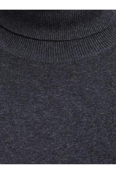 Jack & Jones Jack&Jones 12163782 100% памучен пуловер с фина рибарска яка