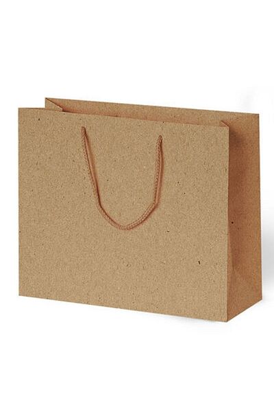 EXİZTİCARET Χάρτινη τσάντα 42x38x12 cm - 10 τεμάχια