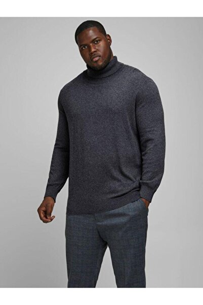 Jack & Jones Jack&Jones 12163782 100% памучен пуловер с фина рибарска яка