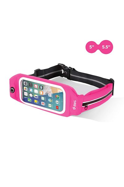 Ttec Pink Easyfit Belt Xl - Sports Waist Bag with Phone Pocket