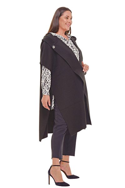 Hanezza Eleganță mărimi plus: Faceți cunoștință cu ponchoul tricotat