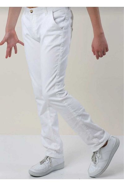 DEMOİSELLE Pantaloni țesuți cu chino - Potrivire relaxată și design elegant