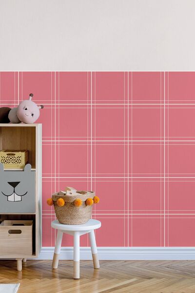 MSticker Autocolant folie decorativă cu model în carouri 50x120 cm