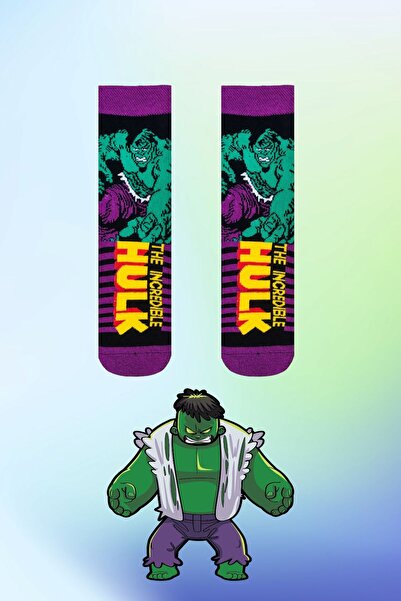 ZEYZEY MONKEY Set of 3 Character Patterned Unisex Children's Socks