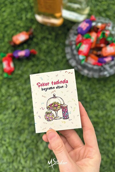 MSticker Bayram Tebrik Kartı 10 Adet Kurban Bayramı Hediye Kartı Tebrik Kartı Kurban Bayramı Ramazan Bayramı