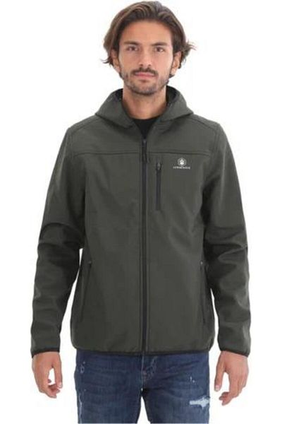 lumberjack GT16 Basic Softshell 3 τσέπες με κουκούλα και φερμουάρ