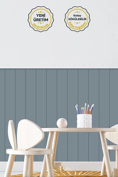 MSticker Folie pentru panou de perete cu linie fină, folie de acoperire cu model de perete cu linie decorativă