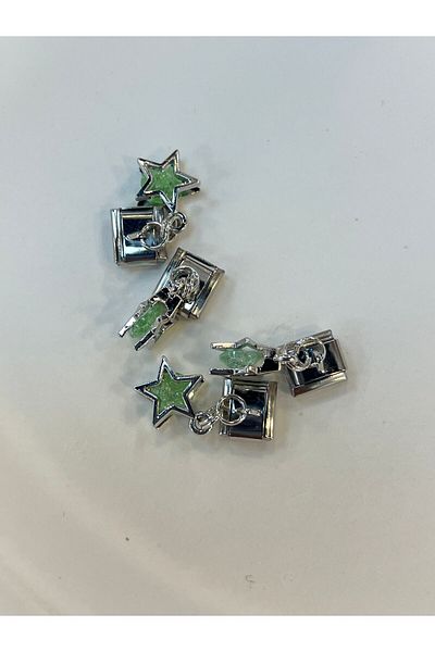 ilvesa shop 1 Piece Nomi Star Italian Charm - Geometric Patterned