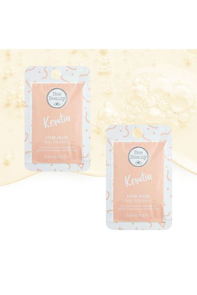 Bee Beauty Keratin Hair Mask 25 ml X 2 Pieces