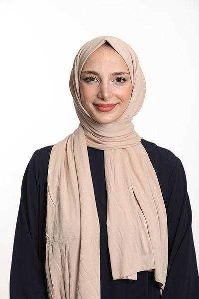 Tesettür World Powder Lycra Women's Combed Cotton Shawl