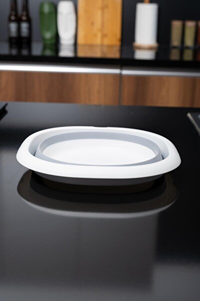 On Time Σετ 3 πτυσσόμενων λεκάνων ακορντεόν, πτυσσόμενο σετ λεκάνων 2,7 - 5 - 10 Lt