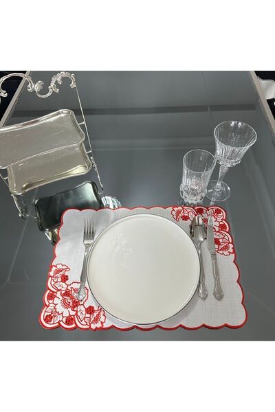 LİNDA MİA D.Çiçekli Model - Rupa A Podmetač Set od 2