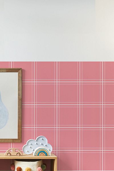 MSticker Autocolant folie decorativă cu model în carouri 50x120 cm