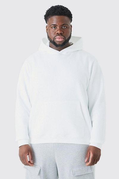 KAWEAR Oversize Hooded Sweatshirt - Large Size, Oversize, 3 Thread