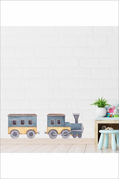 MSticker ملصق لغرفة لعب الأطفال مع شكل قطار