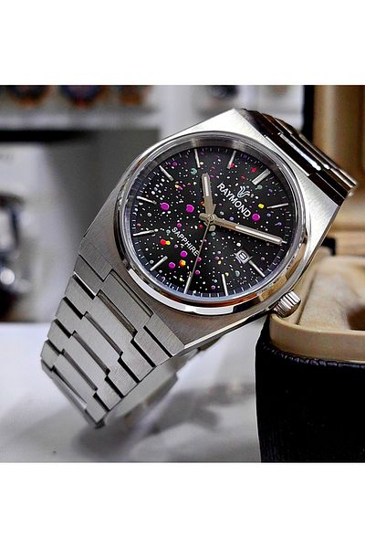 Raymond Men's Wristwatch - Sapphire Glass Steel