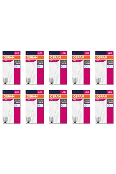 Osram Led Value 8,5w Beyaz Işık E-27 806lm Ampul 10 Lu Paket