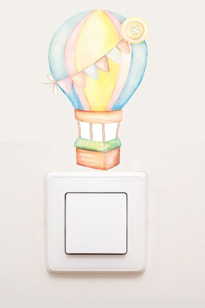 MSticker Sevimli Priz Sticker - Balon