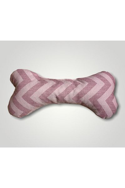 PetBucks Gray Plush Cat Dog Toy - Bone and Fish Set of 2