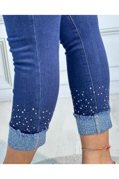 BONİTA BONITA LIZ TOPARLAYICI DUBLE PACA TASLI LIKRALI DAR PACA KOT PANTOLON