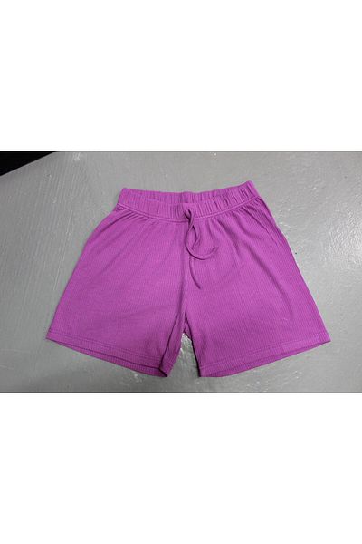 Org Marka Store FLEUR BEL - Elastic Sus Laced Pocketless Combed Cotton Short