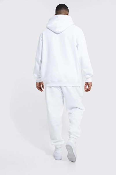 KAWEAR Man Printed Oversize Hooded Sweatshirt - Oversize, 3 Thread