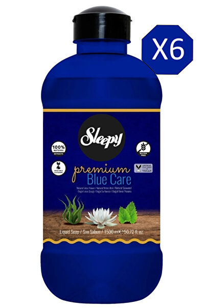 Sleepy Premium Blue Care Sıvı Sabun 1500 ml X 6 Adet