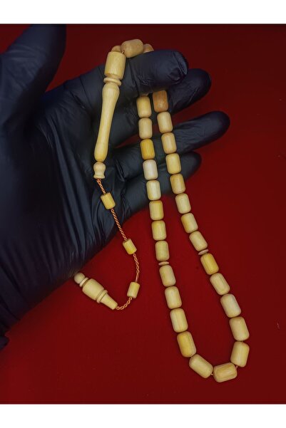 Mos Tespih High-end Orange Wood - Natural Rosary, Master Work System