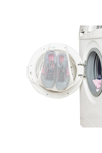 Genel Markalar Ayakkabı Yıkama Filesi Kapak Bağlamalı Çamaşır Ayakkabı Filesi